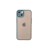 Mey İthalat®   iPhone 14 Kılıf Montreal Silikon Kapak - Yeşil