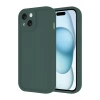 Mey İthalat®   iPhone 14 Kılıf Viera Silikon - Koyu Yeşil