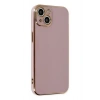 Mey İthalat®   iPhone 14 Kılıf Volet Silikon - Mor