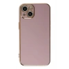 Mey İthalat®   iPhone 14 Kılıf Volet Silikon - Mor