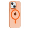 Mey İthalat®   iPhone 14 PC Blank Magsafe Kapak - Turuncu