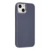 Mey İthalat®   iPhone 14 Plus Kılıf Asya Deri Silikon - Mor