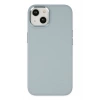 Mey İthalat®   iPhone 14 Plus Kılıf Asya Deri Silikon - Sierra Blue