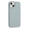 Mey İthalat®   iPhone 14 Plus Kılıf Asya Deri Silikon - Sierra Blue