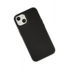 Mey İthalat®   iPhone 14 Plus Kılıf Asya Deri Silikon - Siyah