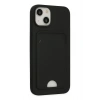 Mey İthalat®   iPhone 14 Plus Kılıf Kelvin Kartvizitli Silikon - Siyah