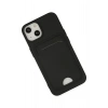 Mey İthalat®   iPhone 14 Plus Kılıf Kelvin Kartvizitli Silikon - Siyah