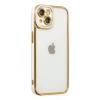 Mey İthalat®   iPhone 14 Plus Kılıf Liva Lens Silikon - Beyaz