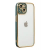 Mey İthalat®   iPhone 14 Plus Kılıf Liva Lens Silikon - Yeşil