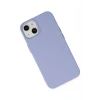 Mey İthalat®   iPhone 14 Plus Kılıf Nano içi Kadife Silikon - Lila