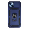 Mey İthalat®   iPhone 14 Plus Kılıf Pars Lens Yüzüklü Silikon - Lacivert