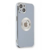 Mey İthalat®   iPhone 14 Plus Kılıf Store Silikon - Sierra Blue