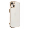 Mey İthalat®   iPhone 14 Plus Kılıf Volet Silikon - Beyaz