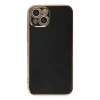 Mey İthalat®   iPhone 14 Plus Kılıf Volet Silikon - Siyah