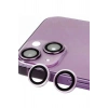 Mey İthalat®   iPhone 14 Plus Raze Metal Kamera Lens - Mor