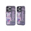 Mey İthalat®   iPhone 14 Pro Kılıf  Desenli Kapak -  Mor - 1