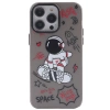 Mey İthalat®   iPhone 14 Pro Kılıf  Desenli Kapak -  Siyah - 1