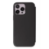 Mey İthalat®   iPhone 14 Pro Kılıf Dolpin Kapaklı - Siyah