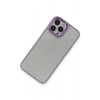 Mey İthalat®   iPhone 14 Pro Kılıf Dora Kapak - Lila