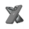 Mey İthalat®   iPhone 14 Pro Kılıf Elegant Kapak - Titan Gri