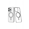 Mey İthalat®   iPhone 14 Pro Kılıf Element Magneticsafe Sert Kapak - Gümüş