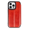 Mey İthalat®   iPhone 14 Pro Kılıf Flip Cover - Kırmızı