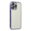 Mey İthalat®   iPhone 14 Pro Kılıf  Lensli Silikon - Mor