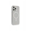 Mey İthalat®   iPhone 14 Pro Kılıf Matte Şeffaf Magneticsafe - Şeffaf