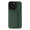 Mey İthalat®   iPhone 14 Pro Kılıf Mega Standlı Silikon - Yeşil