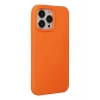 Mey İthalat®   iPhone 14 Pro Kılıf Nano içi Kadife Silikon - Turuncu