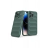 Mey İthalat®   iPhone 14 Pro Kılıf Optimum Silikon - Koyu Yeşil