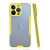 Mey İthalat®   iPhone 14 Pro Kılıf Platin Silikon - Sarı