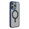 Mey İthalat®   iPhone 14 Pro Kılıf Room Magneticsafe Silikon - Lacivert