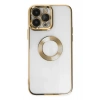 Mey İthalat®   iPhone 14 Pro Kılıf Slot Silikon - Gold