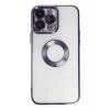 Mey İthalat®   iPhone 14 Pro Kılıf Slot Silikon - Mor