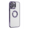 Mey İthalat®   iPhone 14 Pro Kılıf Slot Silikon - Mor