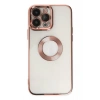 Mey İthalat®   iPhone 14 Pro Kılıf Slot Silikon - Rose Gold