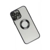 Mey İthalat®   iPhone 14 Pro Kılıf Slot Silikon - Siyah