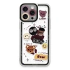 Mey İthalat®   iPhone 14 Pro Kılıf Sweet Desenli Silikon Kapak - Sarı