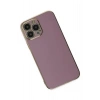 Mey İthalat®   iPhone 14 Pro Kılıf Volet Silikon - Mor
