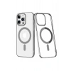 Mey İthalat®   iPhone 14 Pro Max Kılıf Element Magneticsafe Sert Kapak - Gümüş