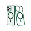 Mey İthalat®   iPhone 14 Pro Max Kılıf Element Magneticsafe Sert Kapak - Köknar Yeşili