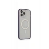 Mey İthalat®   iPhone 14 Pro Max Kılıf Grand Magneticsafe Kapak - Mor