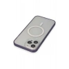 Mey İthalat®   iPhone 14 Pro Max Kılıf Grand Magneticsafe Kapak - Mor