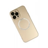 Mey İthalat®   iPhone 14 Pro Max Kılıf Jack Magneticsafe Lens Silikon - Gold