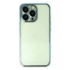 Mey İthalat®   iPhone 14 Pro Max Kılıf  Lensli Silikon - Açık Mavi