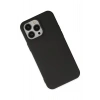 Mey İthalat®   iPhone 14 Pro Max Kılıf Nano içi Kadife Silikon - Siyah