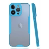 Mey İthalat®   iPhone 14 Pro Max Kılıf Platin Silikon - Mavi