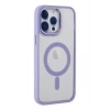 Mey İthalat®   iPhone 14 Pro Max Kılıf Room Magneticsafe Silikon - Lila
