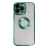 Mey İthalat®   iPhone 14 Pro Max Kılıf Slot Silikon - Köknar Yeşili